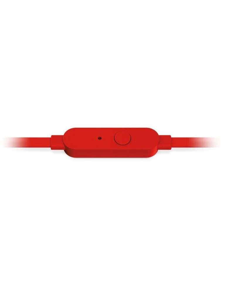 Auriculares Intrauditivos JBL T110/ con Micrófono/ Jack 3.5/ Rojos