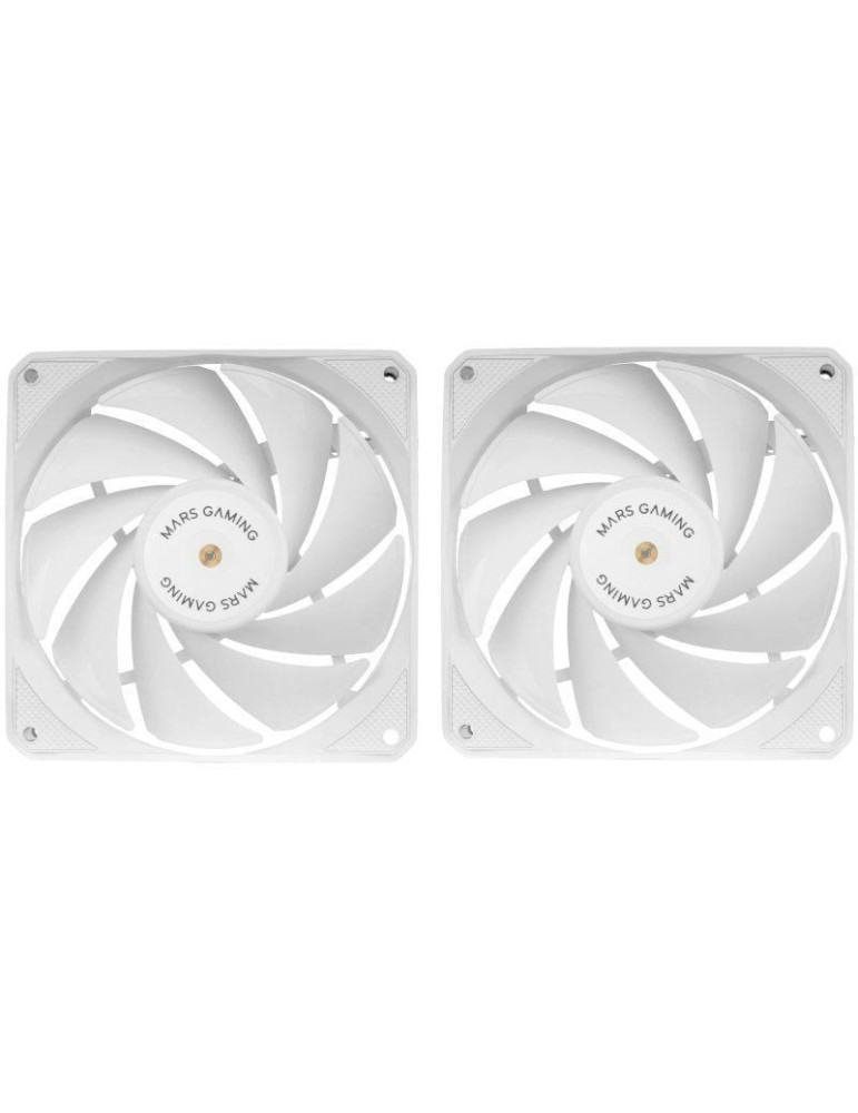 Pack 2 Ventiladores Mars Gaming MF-NCLX2/ 12cm
