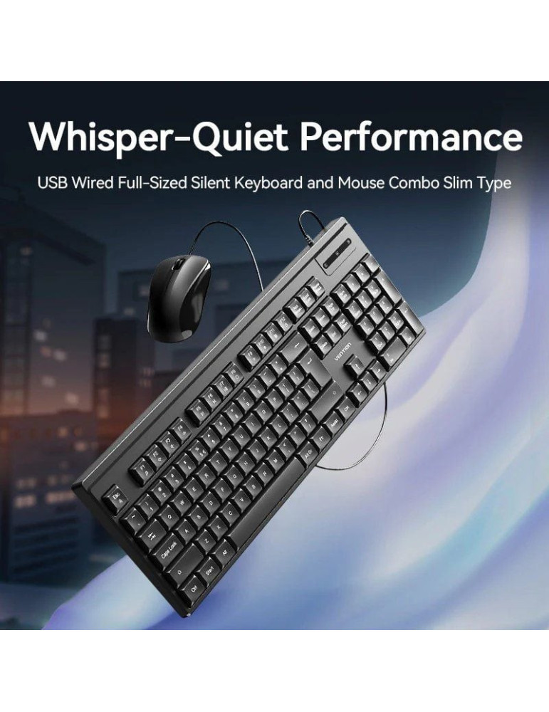 Teclado y Ratón Vention Combo KTYBG-EN