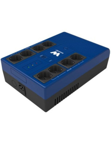 SAI Línea Interactiva Woxter Multibase UPS 1200 VA/ 1200VA-720W/ 8 Salidas/ Formato Torre 2