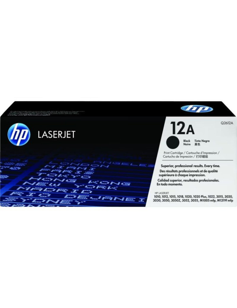 Tóner Original HP n 12A/ Negro