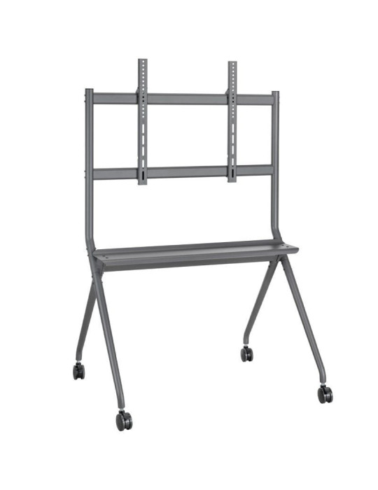 Soporte de Suelo con Ruedas Aisens FT86FE-143 para TV o Pantalla Interactiva 50"-86"/ hasta 120kg