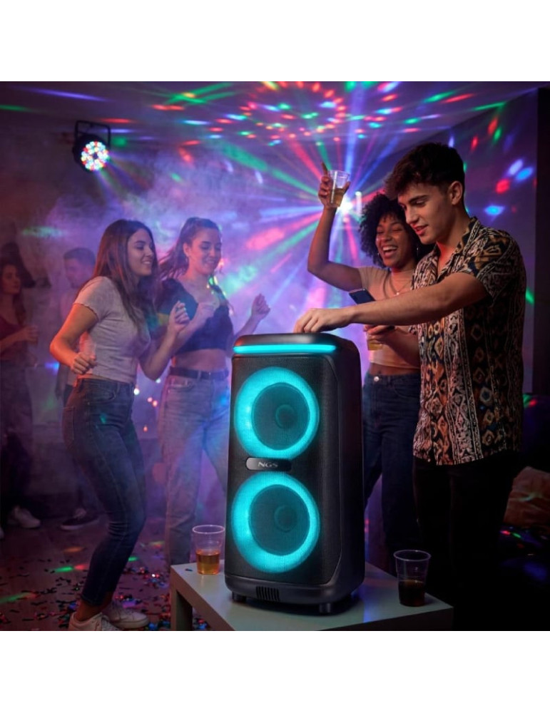 Altavoz Portable con Bluetooth NGS Wild Drip/ 400W