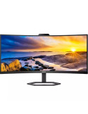 Monitor Profesional Ultrapanorámico Curvo Philips 34E1C5600HE 34"/ WQHD/ Webcam/ Multimedia/ Regulable en altura/ Negro
