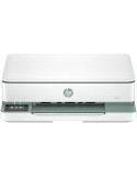 Multifunción HP Envy 6120e WiFi/ Fax Móvil/ Dúplex/ Blanca y Verde