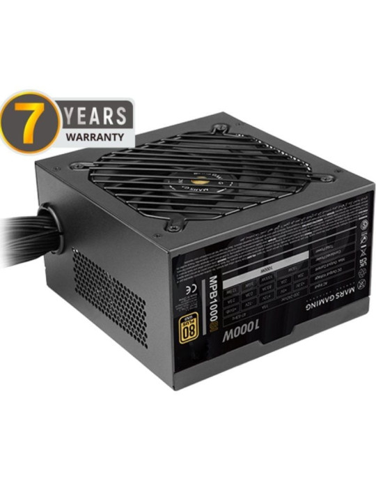 Fuente de Alimentación Mars Gaming MPB1000SI/ 1000W/ Ventilador 12cm/ 80 Plus Gold