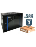 Armario Rack Mural Desmontado Phasak PHO 2207D/ 19"/ Altura 7U