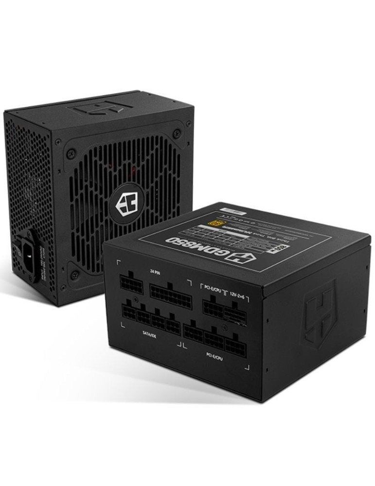 Fuente de Alimentación Nox Hummer GDM/ 850W/ Ventilador 12cm/ ATX 3.1/ PCIe 5.1/ 80 Plus Gold