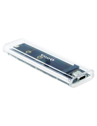 Caja Externa para Disco SSD M.2 NVMe TooQ TQE-2200/ USB 3.1 Gen2/ Sin tornillos