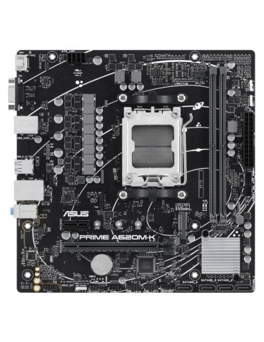 Placa Base Asus Prime A620M-K Socket AM5/ DDR5/ PCIe 4.0/ Micro ATX 2