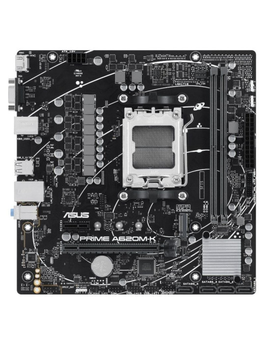 Placa Base Asus Prime A620M-K Socket AM5/ DDR5/ PCIe 4.0/ Micro ATX