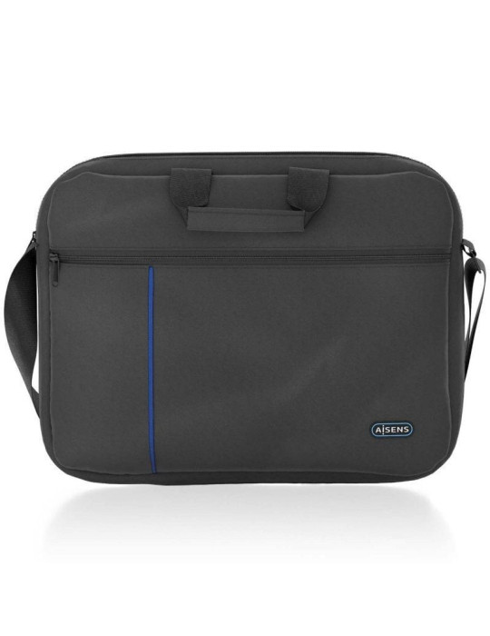 Maletín Aisens ASBG-BC021-BK para Portátiles hasta 15.6"/ Negro