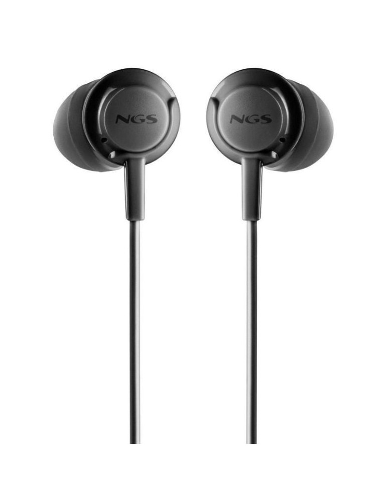 Auriculares Intrauditivos NGS Cross Step/ con Micrófono/ USB Tipo-C/ Negros