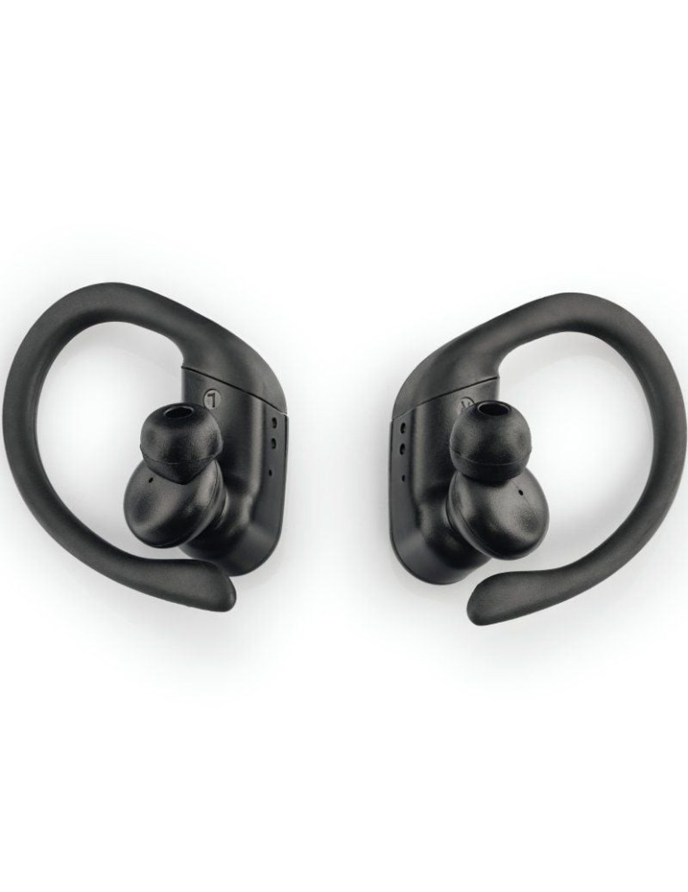 Auriculares Deportivos Bluetooth Daewoo TWS SPORT DW2012 con estuche de carga/ Autonomía 3h/ Negros