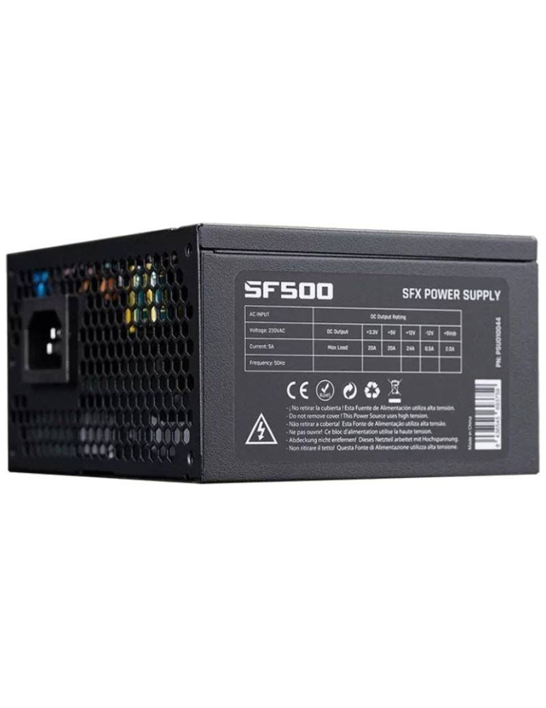 Fuente de Alimentación Hiditec SF500/ 500W/ Ventilador 8cm