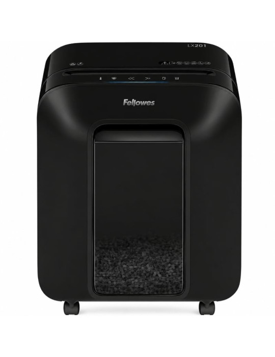 Destructora Fellowes LX201/ Corte en Partículas de 2 x 12mm/ Negra