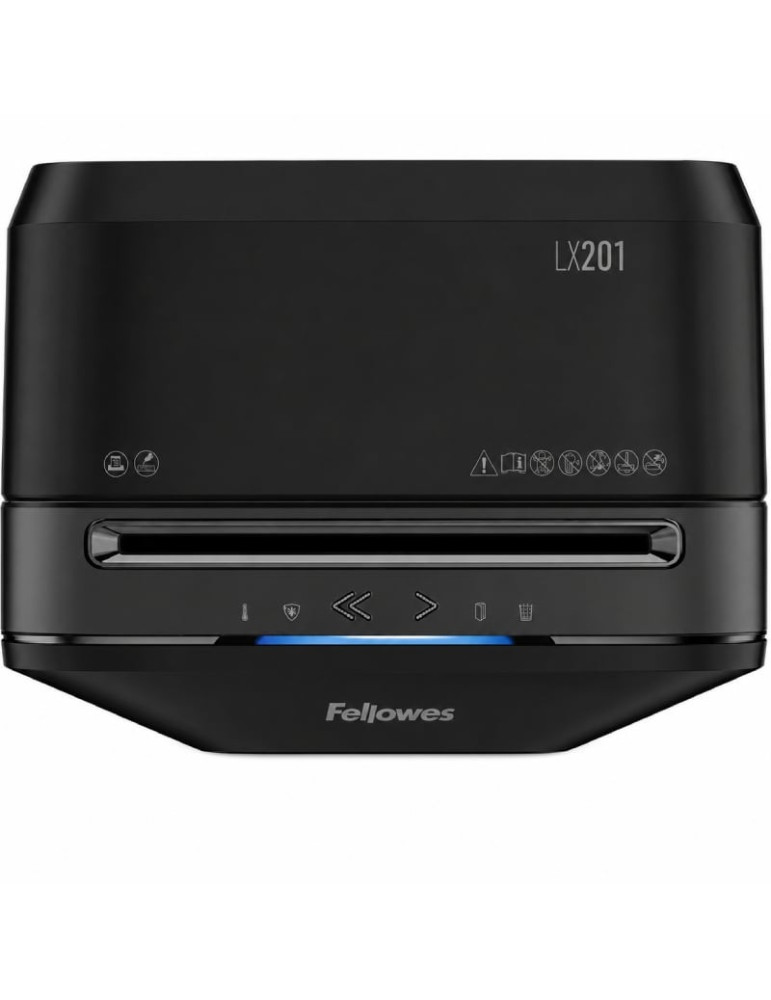 Destructora Fellowes LX201/ Corte en Partículas de 2 x 12mm/ Negra
