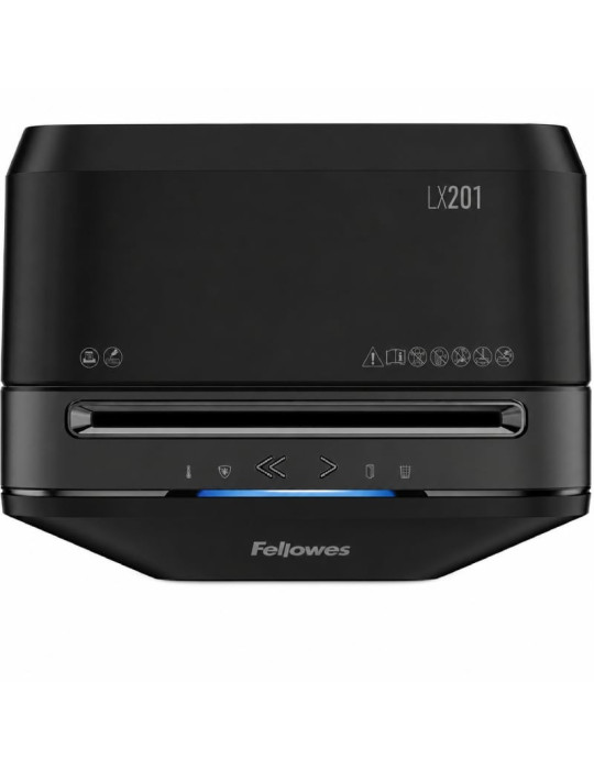 Destructora Fellowes LX201/ Corte en Partículas de 2 x 12mm/ Negra