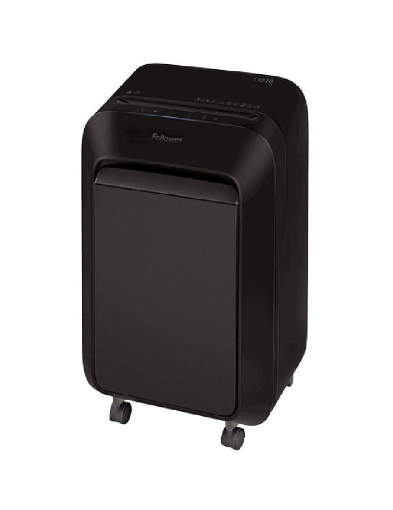 Destructora Fellowes LX210/ Minicorte de 4 x 12mm/ Negra