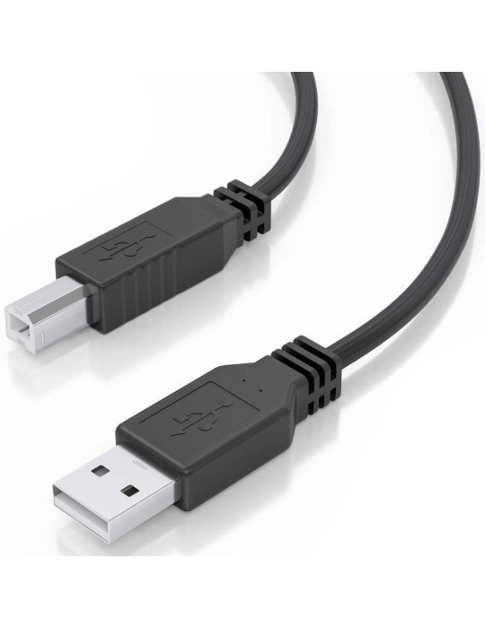 Cable Alargador USB 2.0 Aisens A101-0906/ USB Macho - USB Tipo-B/ 15m/ Negro