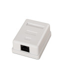 Roseta de Superficie Aisens A139-0301/ Cat.6/ 1 Toma