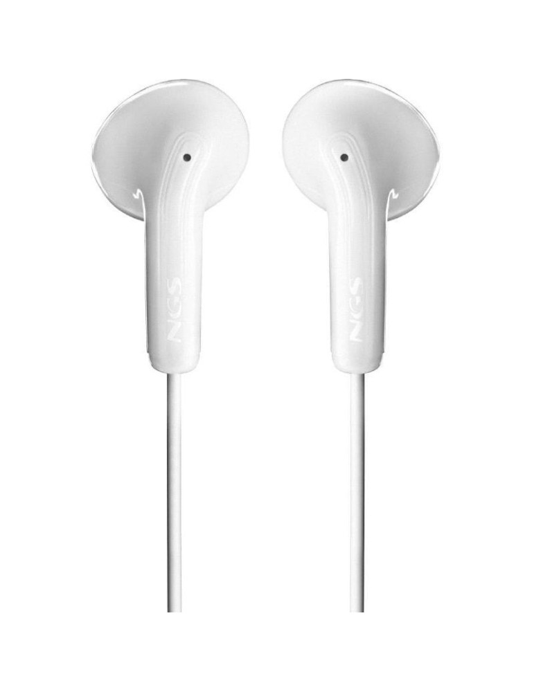 Auriculares Intrauditivos NGS Cross Glide/ con Micrófono/ USB Tipo-C/ Blancos