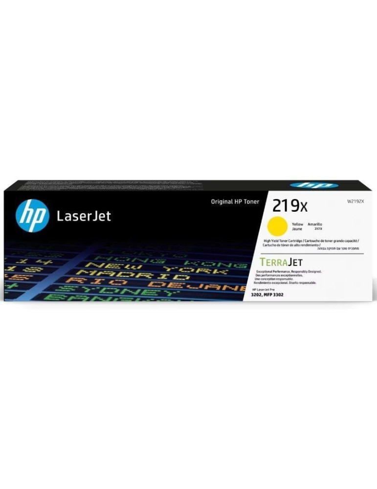 Tóner Original HP n 219X XL Alta Capacidad/ Amarillo