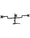 Soporte de Sobremesa para 3 Monitores Aisens DT27TSR-287/ Giratorio/ Inclinable/ hasta 10kg