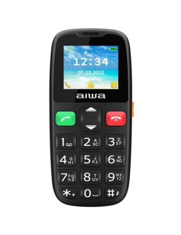 Teléfono Móvil Aiwa FPH-S100-2G para Personas Mayores/ Negro