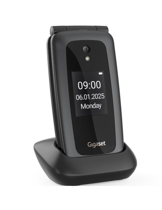 Teléfono Móvil Gigaset GL795 para Personas Mayores/ 4G/ Negro
