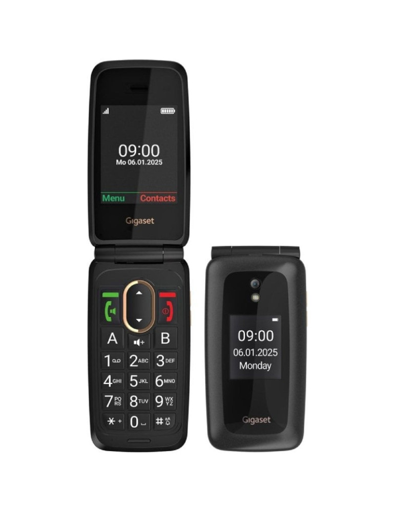Teléfono Móvil Gigaset GL795 para Personas Mayores/ 4G/ Negro