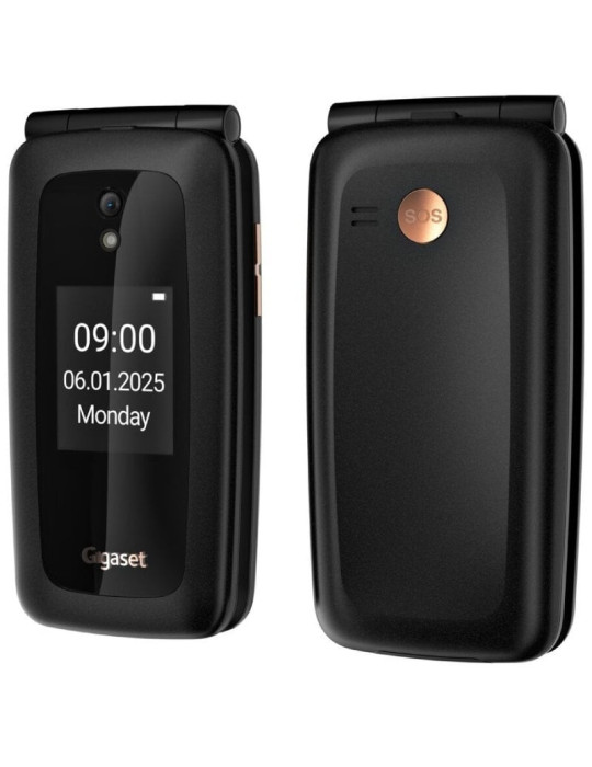 Teléfono Móvil Gigaset GL795 para Personas Mayores/ 4G/ Negro