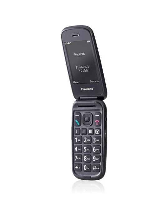 Teléfono Móvil Panasonic KX-TU550 para Personas Mayores/ Negro