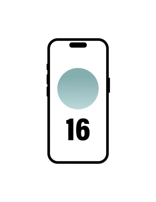 Smartphone Apple iPhone 16 128GB/ 6.1"/ 5G/ Verde Azulado