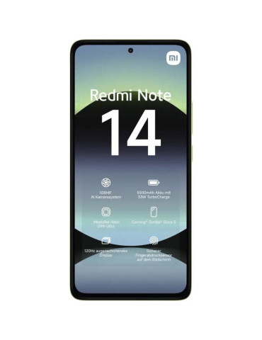 Smartphone Xiaomi Redmi Note 14 8GB/ 256GB/ 6.67"/ Verde 2