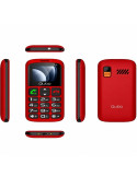 Teléfono Móvil Qubo P-186RD 4G para Personas Mayores/ Rojo