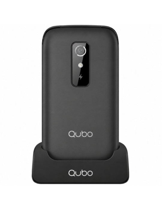 Teléfono Móvil Qubo P-220BKC 4G para Personas Mayores/ Negro