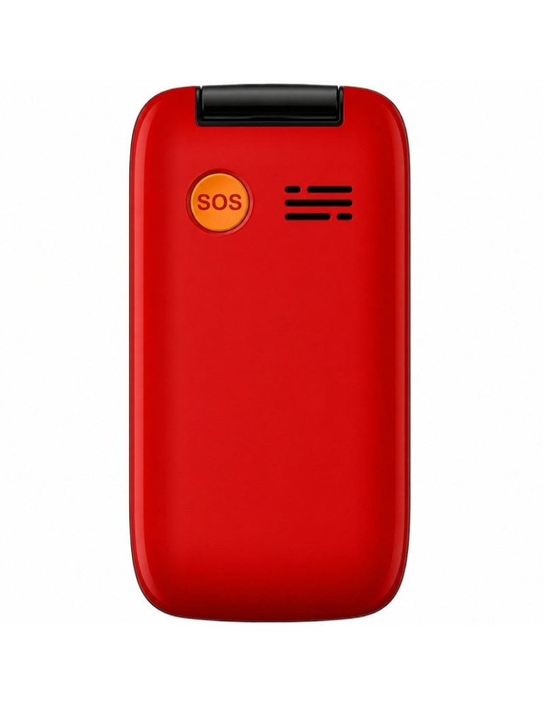 Teléfono Móvil Qubo P-220RD 4G para Personas Mayores/ Rojo