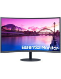 Monitor Profesional Curvo Samsung Essential Monitor S3 S39C S32C390EAU/ 32"/ Full HD/ Multimedia/ Negro