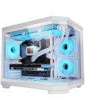 Caja Gaming Minitorre Mars Gaming MC-3TCOREM/ Blanca