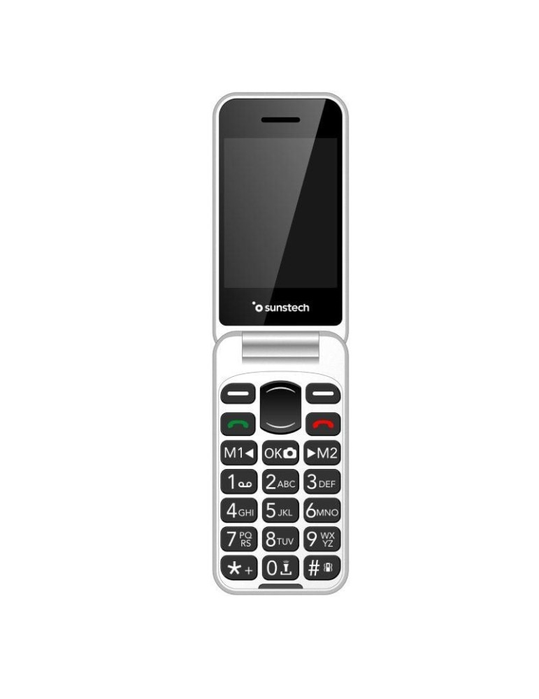 Teléfono Móvil Sunstech CELT25BL para Personas Mayores/ Azul