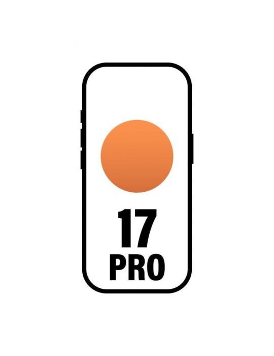 Smartphone Apple iPhone 17 Pro 512GB/ 6.3"/ 5G/ Naranja Cósmico