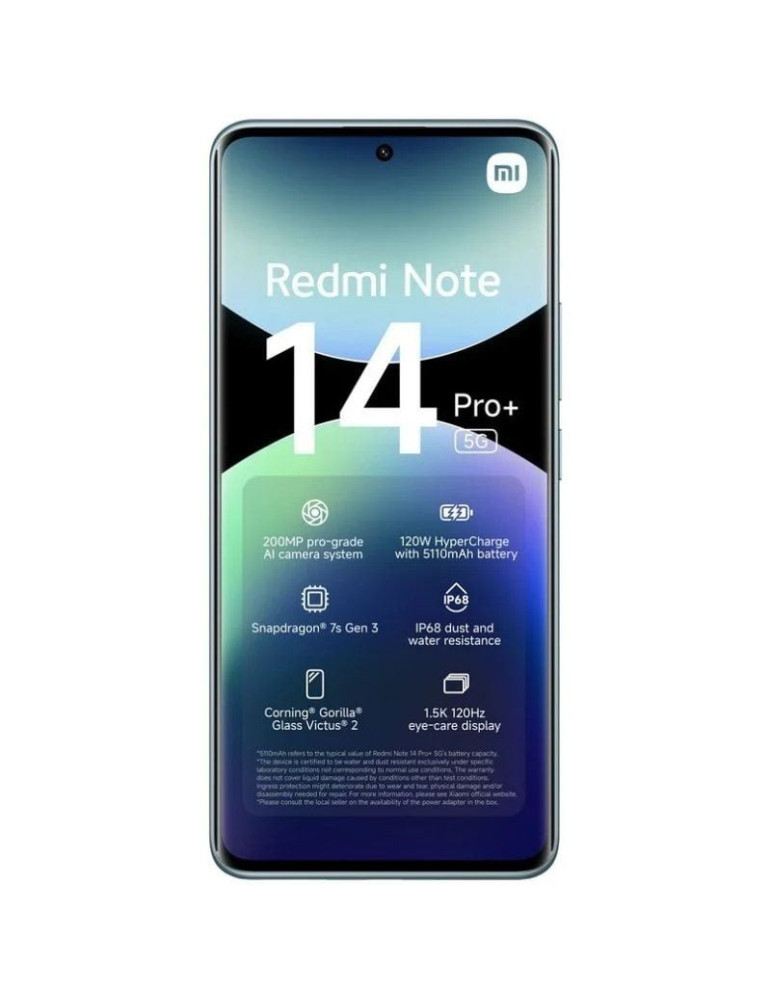 Smartphone Xiaomi Redmi Note 14 Pro+ 12GB/ 512GB/ 6.67"/ 5G/ Azul