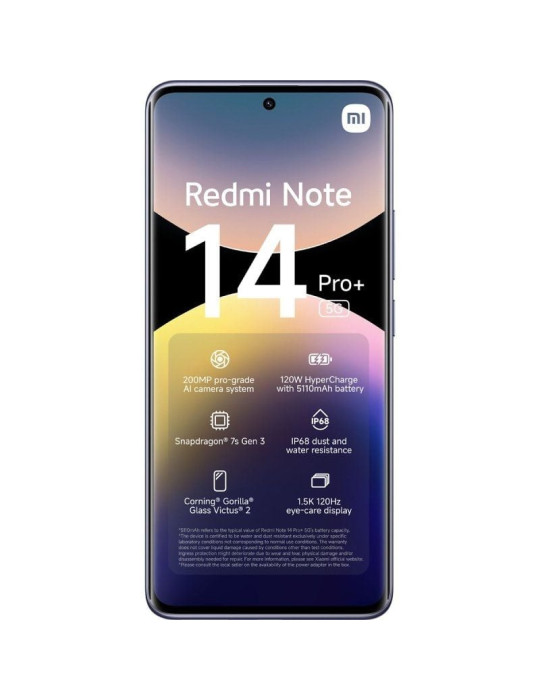 Smartphone Xiaomi Redmi Note 14 Pro+ 8GB/ 256GB/ 6.67"/ 5G/ Púrpura