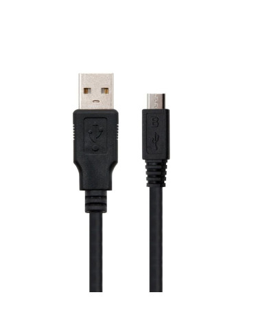 Cable USB 2.0 Nanocable 10.01.0500/ USB Macho - MicroUSB Macho/ 80cm/ Negro 2