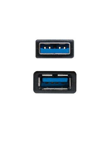 Cable Alargador USB 3.0 Nanocable 10.01.0903-BK/ USB Macho - / USB Hembra/ 3m/ Negro 2