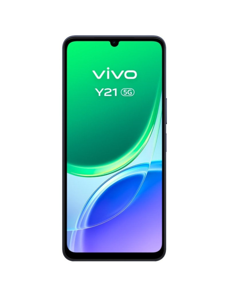 Smartphone Vivo Y21 4GB/ 256GB/ 6.74"/ 5G/ Negro/ Incluye Cargador + Auriculares