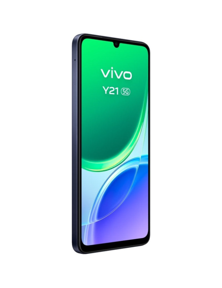 Smartphone Vivo Y21 4GB/ 256GB/ 6.74"/ 5G/ Negro/ Incluye Cargador + Auriculares
