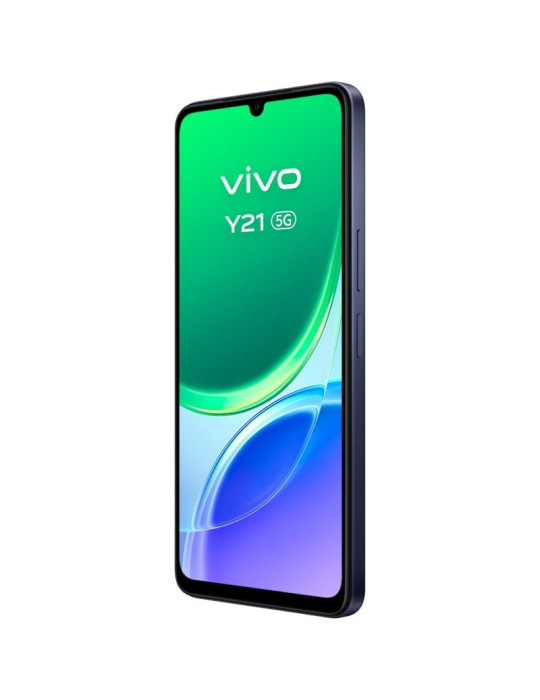 Smartphone Vivo Y21 4GB/ 256GB/ 6.74"/ 5G/ Negro/ Incluye Cargador + Auriculares