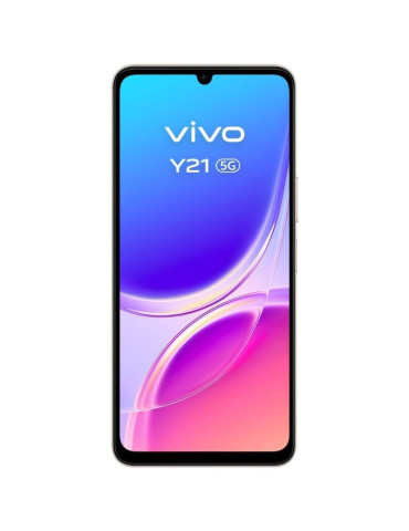 Smartphone Vivo Y21 4GB/ 256GB/ 6.74"/ 5G/ Oro/ Incluye Cargador + Auriculares 2